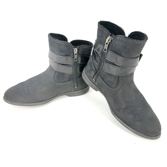UGG Joanie Bow 1094585K Boot Girls Black Size 3Y Side Zip (Womans 4)